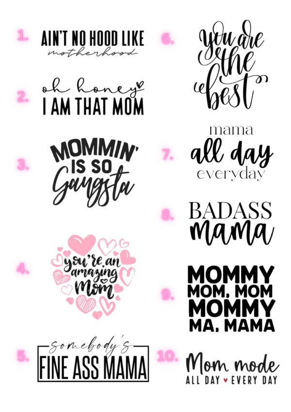 Personaalne emadepäevatass "MAMA" - Image 3